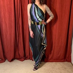 One Shoulder Cocktail Dress